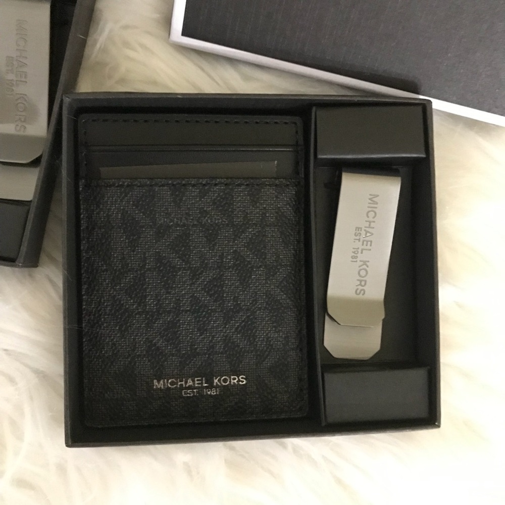 Michael Kors men Card holder with gift box - Picture 2 of 8
